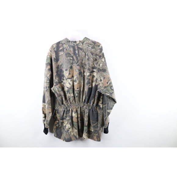 Vintage 90s Scent Lok Mens Medium Distressed Camouflage Chamois Cloth Jacket USA - Picture 7 of 9